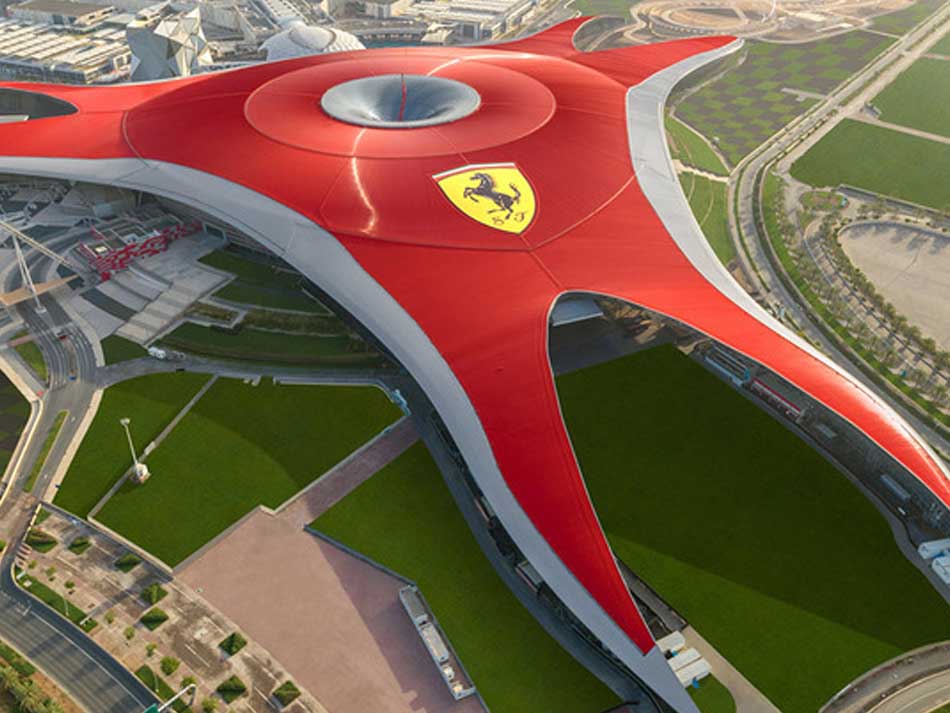 ferrari-world-pillar-branding-project-retinor-advertisements-designing